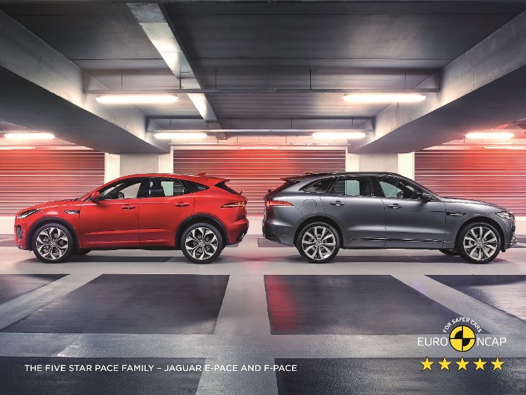 JAGUAR F-PACE SECURES FIVE-STAR SAFETY RATING 1